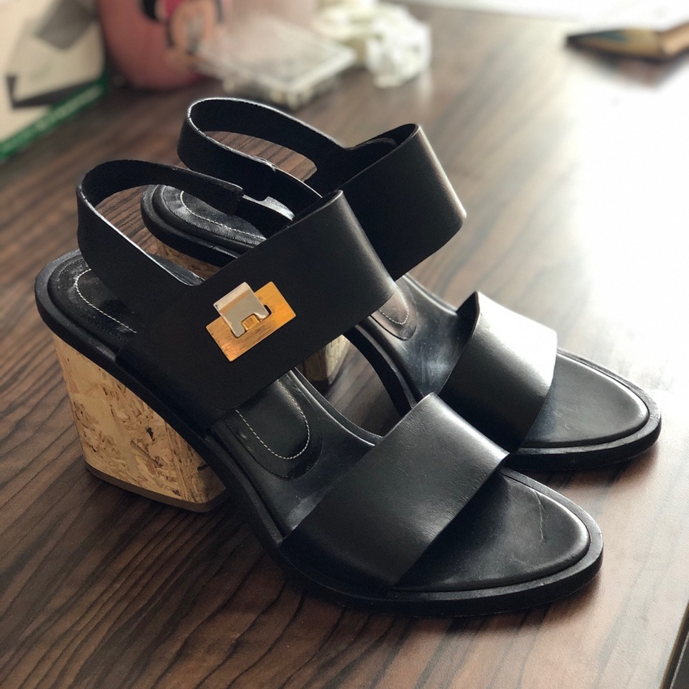 Balenciaga le dix block heel sandal
